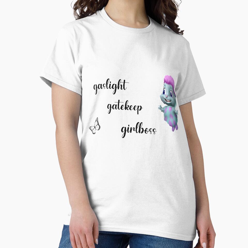 Bibble says gaslight, gatekeep, girlboss by DreamPopArt