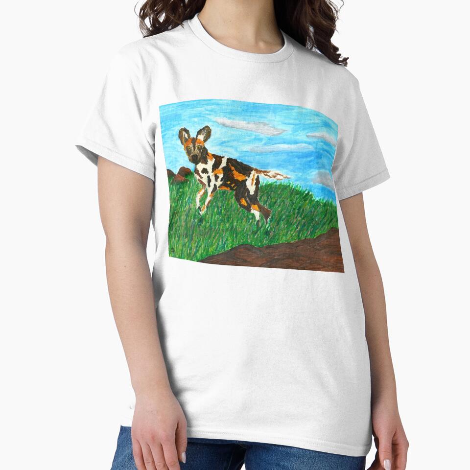 African Wild Dog (Critically Endangered) by ArtbyBrittney