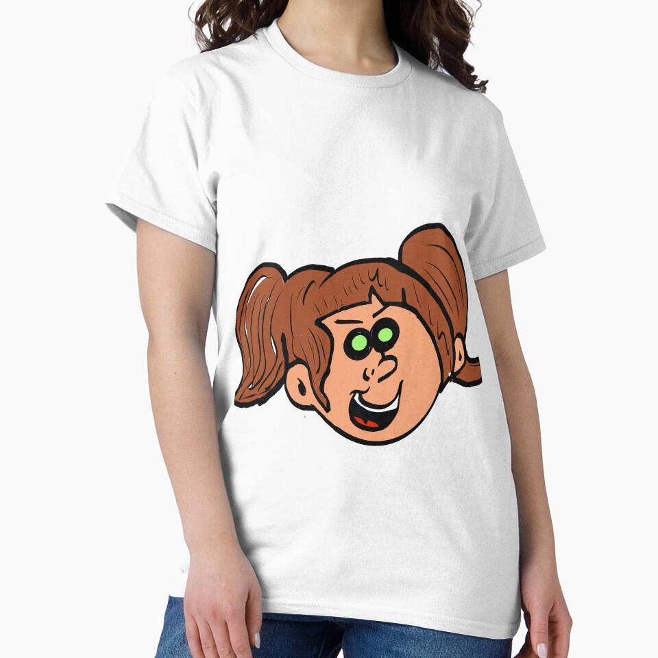 Funny cartoon girl by robertart77