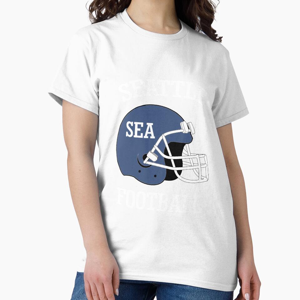 Seattle Football T-Shirt for Men and Women by AllStarMerch