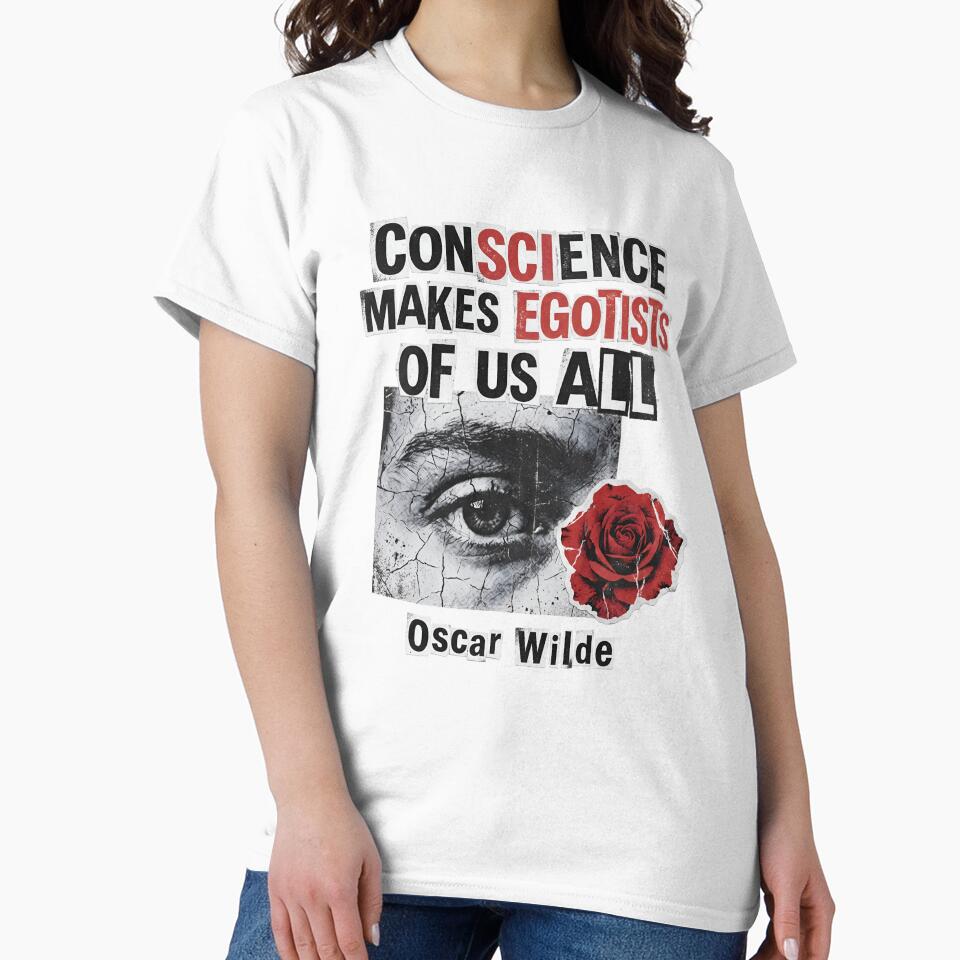 Dorian Gray Conscience Makes Egotists Ransom Note Oscar Wilde Art by Fenay Designs