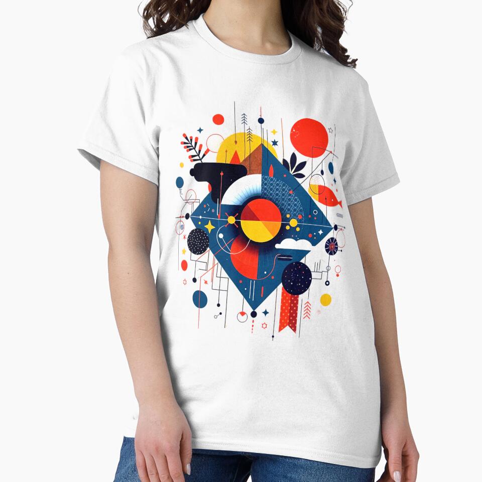 Cosmic Geometry: Abstract Balance of Colors and Shapes by redask2me