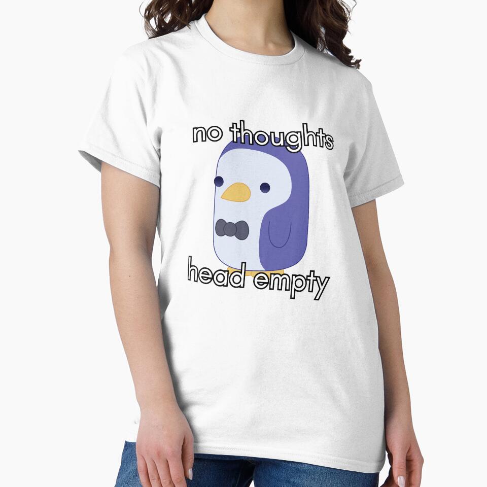no thoughts head empty penguin by Neko099
