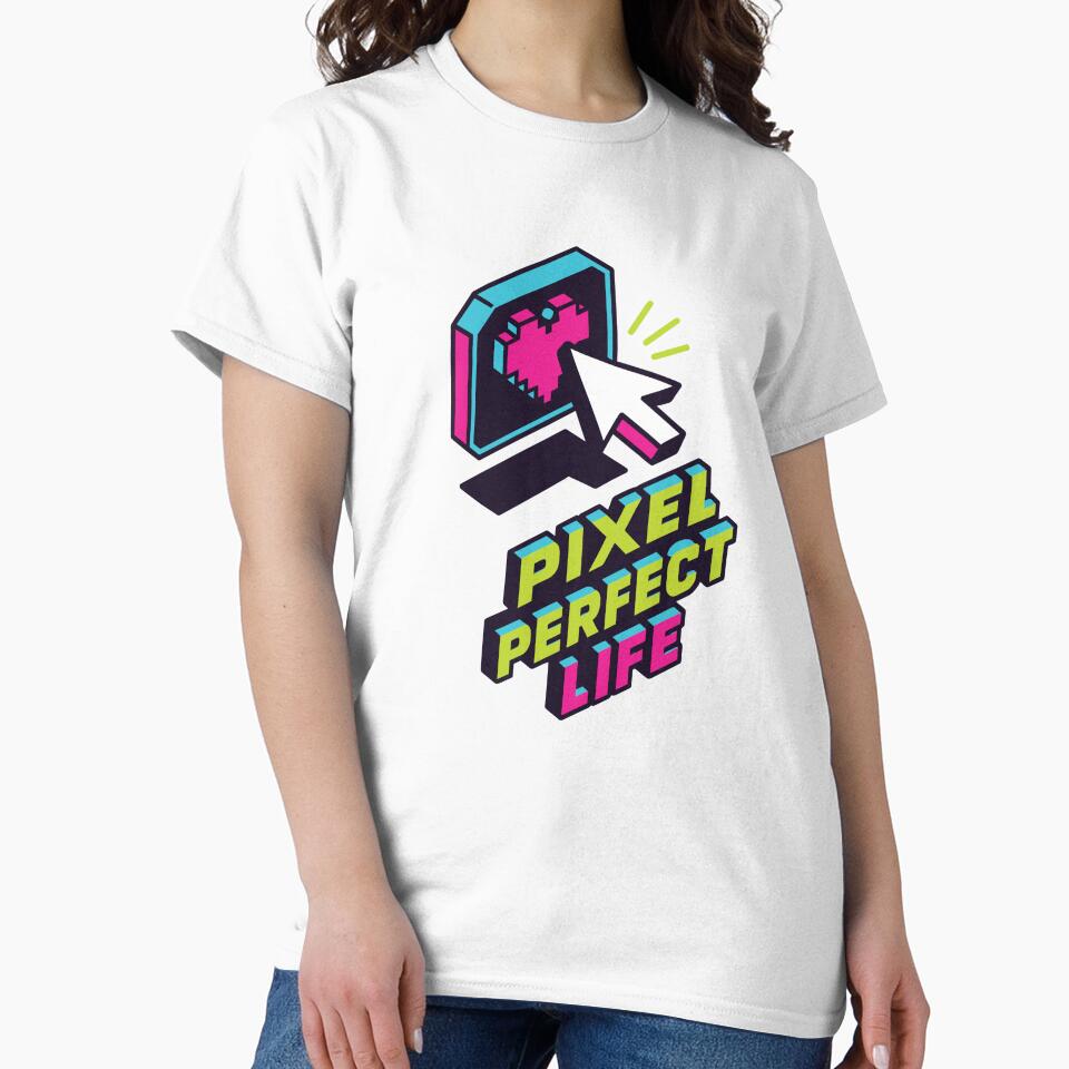 Pixel Perfect Life: Neon Isometric Heart by DSGIN4YOU