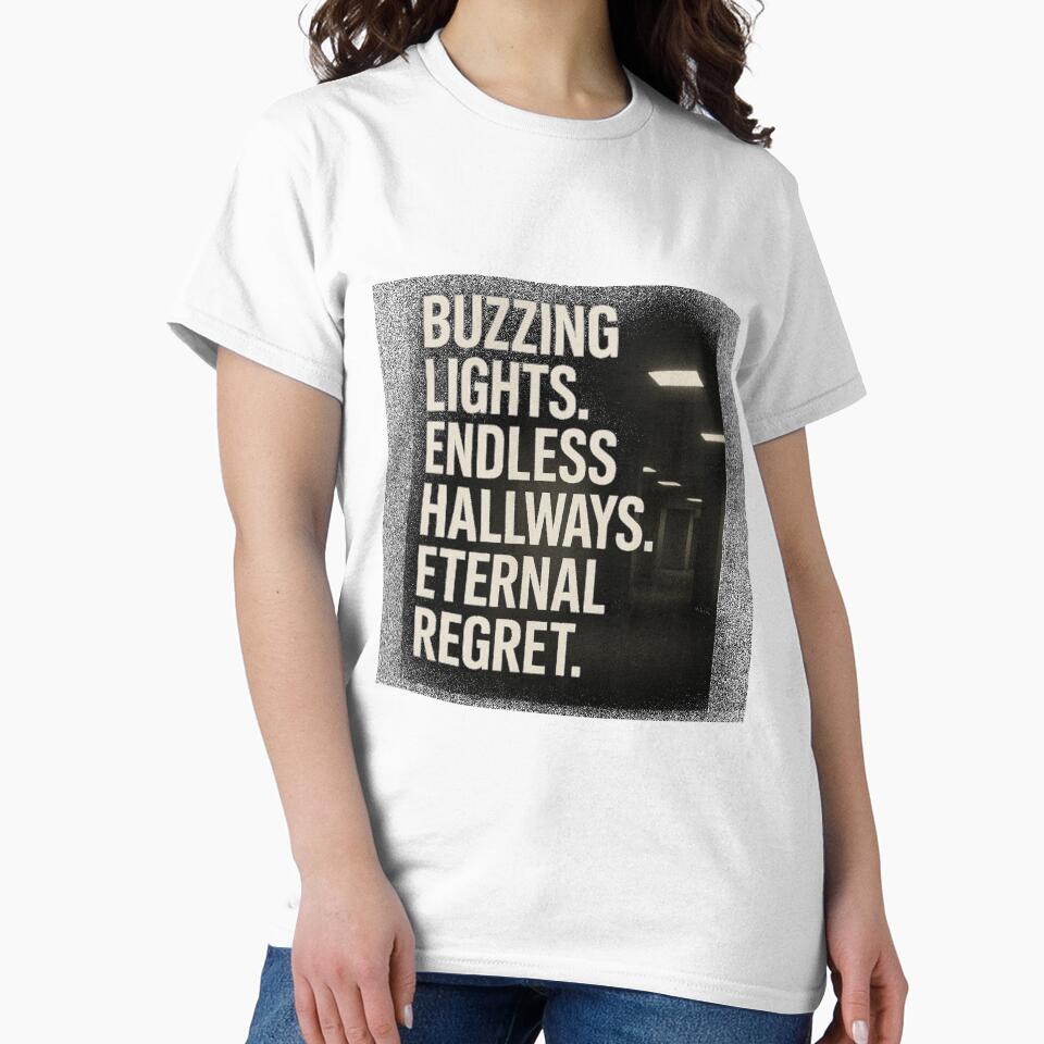 Buzzing Lights Endless Hallways Eternal Regret Liminal Space by k3rstman1