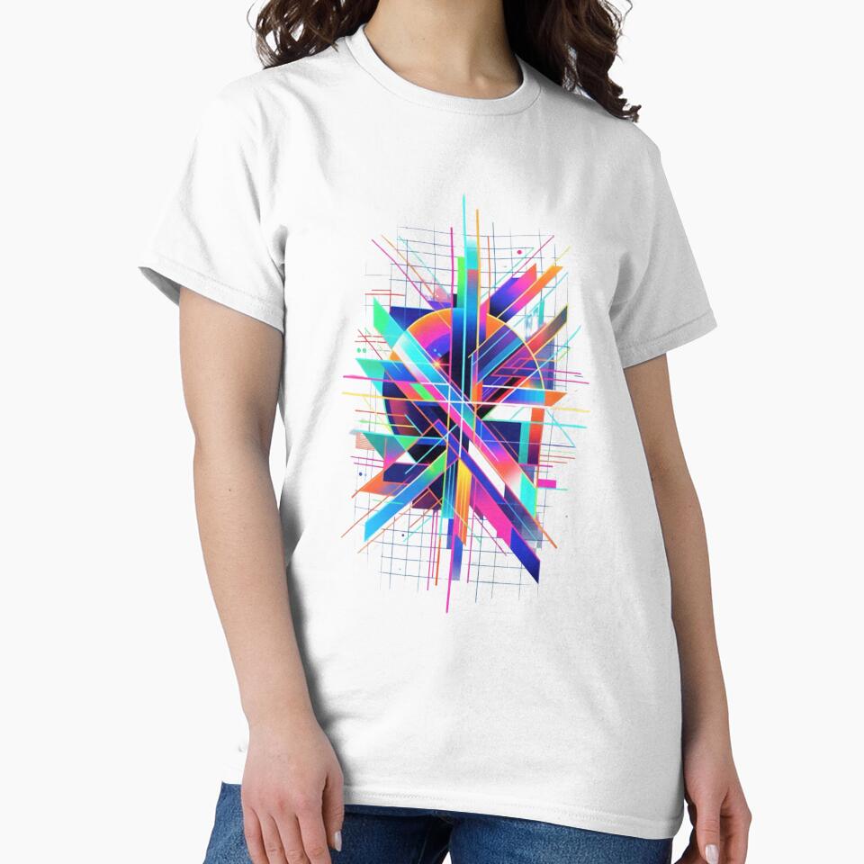 Vibrant Prism Explosion: Digital Abstract Art by Giuly’s world
