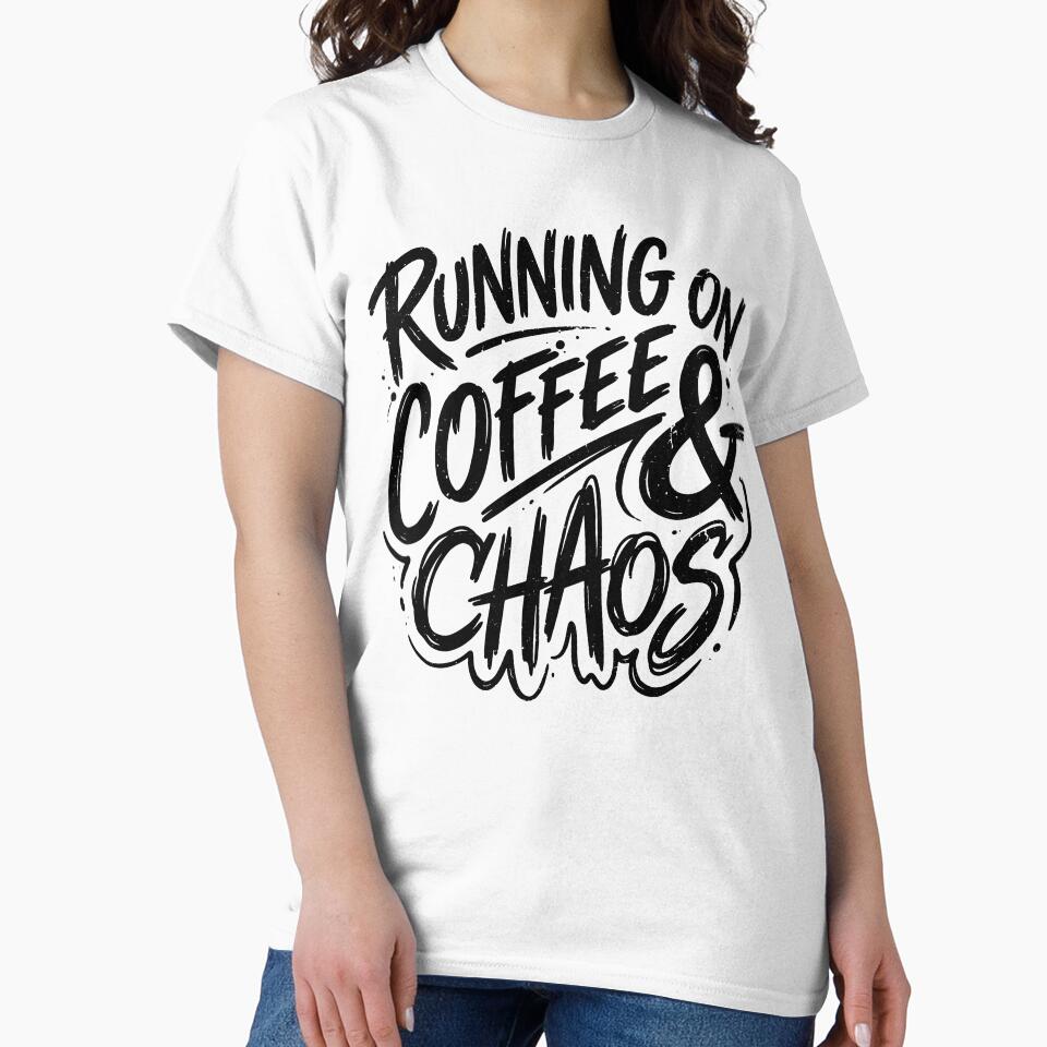 Running on Coffee and Chaos Funny Tired Dads Club Coffee Lover by gunaone-design