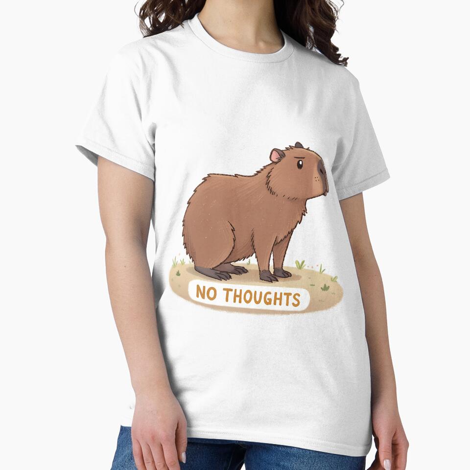No Thoughts Head Empty Capybara by rnjqgiqk33