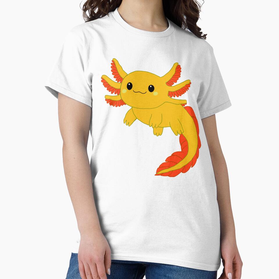 Cute Axolotl by Alexandrea Lake