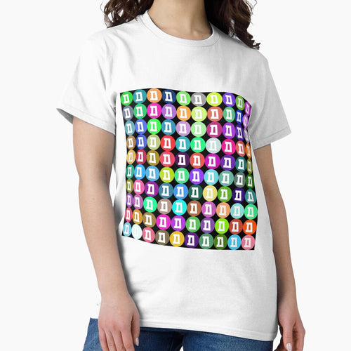 Abstract line art, geometric shapes,  polygon and circles lineart collection  (colored) #61 by Henri Le Vatius