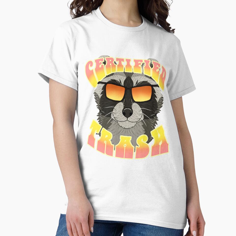 Certified Trash Raccoon Design by CalypsoStudio