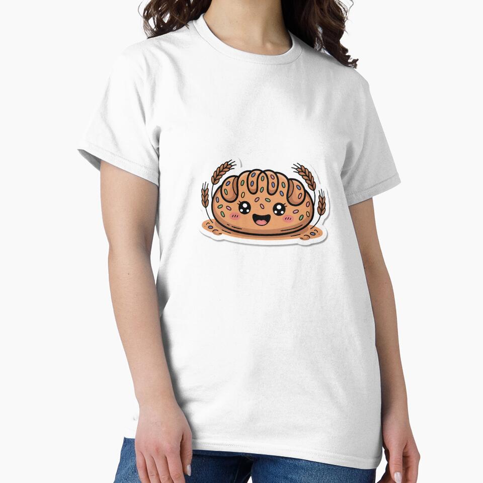 Sourdough Bread Smile Sticker - Cute Loaf Face Funny Baker Kawaii Art by AVACL0