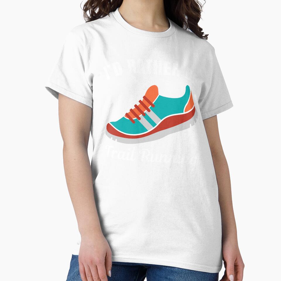 I'd rather be trail running, funny trail or distance runner saying by NBSStore