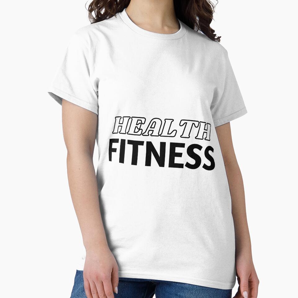 Health and Fitness, Funny Fitness Tee,funny fitness tshirt, by Fitness-Passion