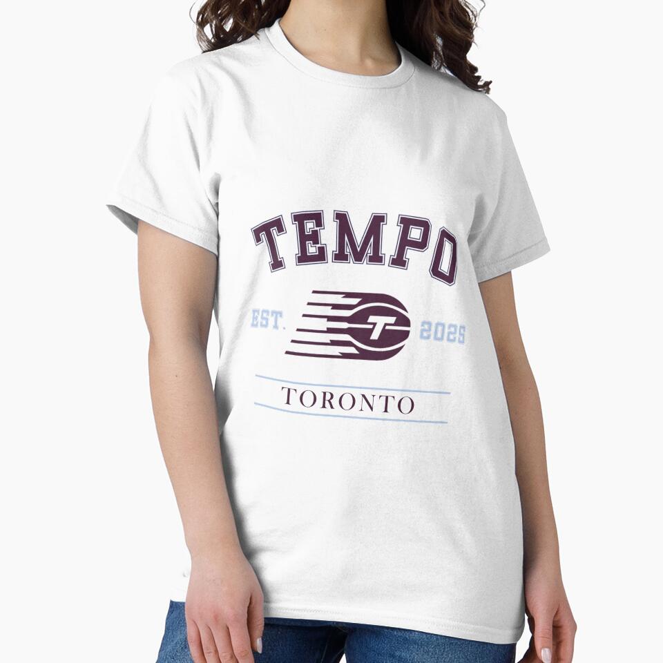 Toronto Tempo WNBA Vintage Varsity Style Logo by coffeepolicy