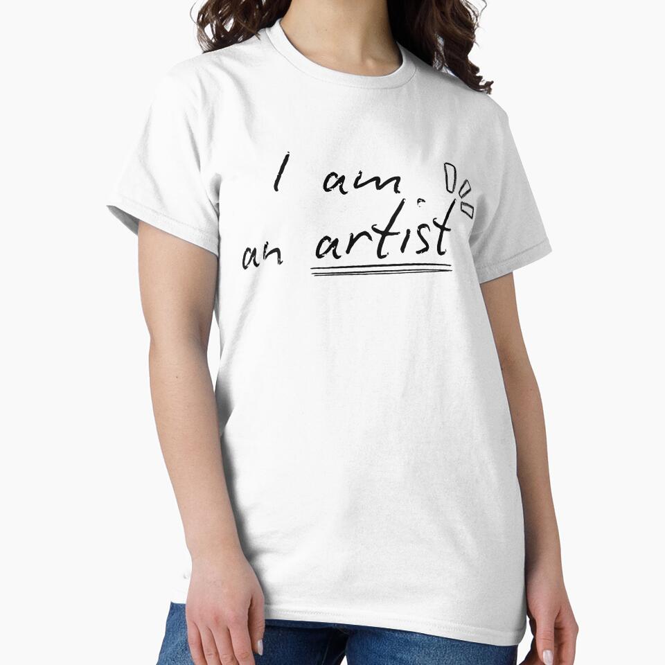 "I am an artist" - Simple minimalist design by SJ_Designs