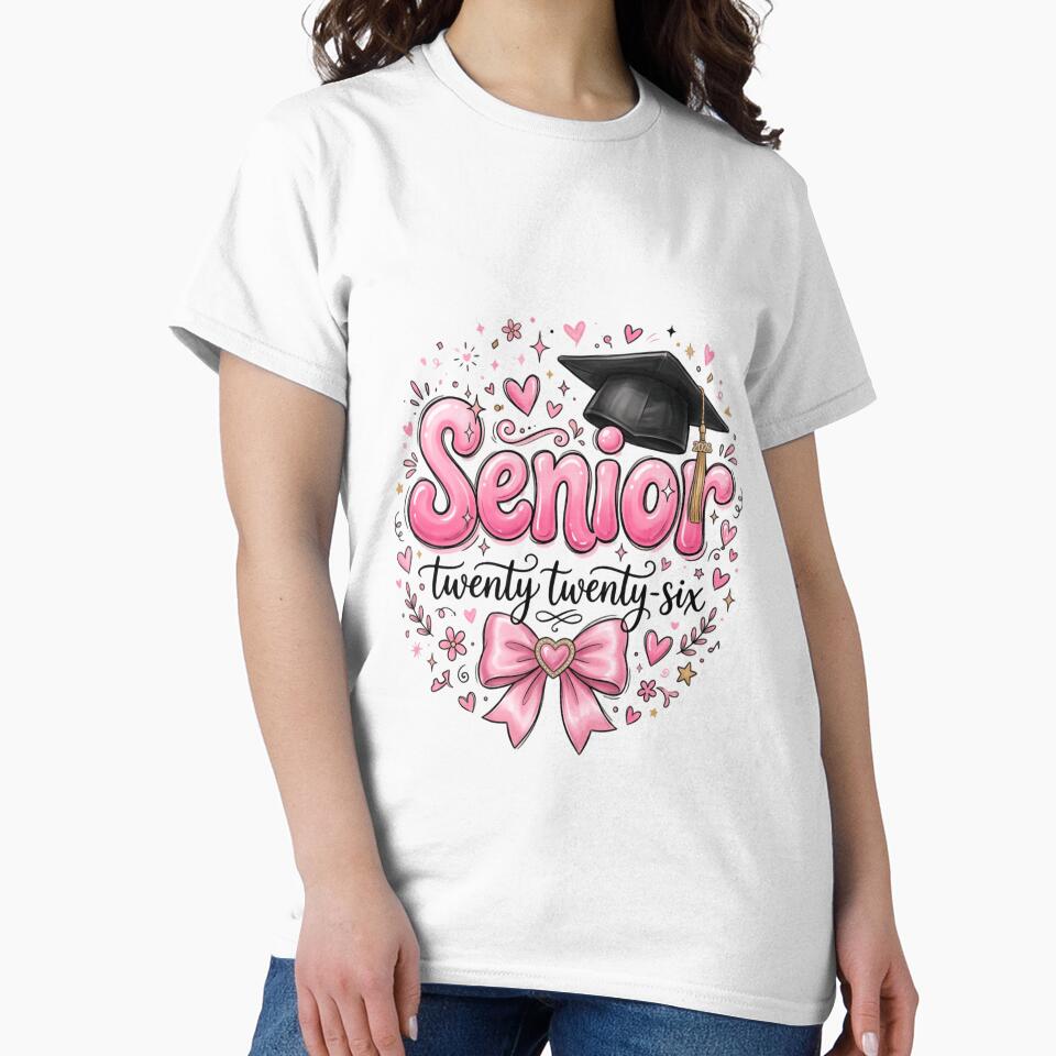 Senior Twenty Twenty-Six Graduate Class Of 2026 by RetroMini2026