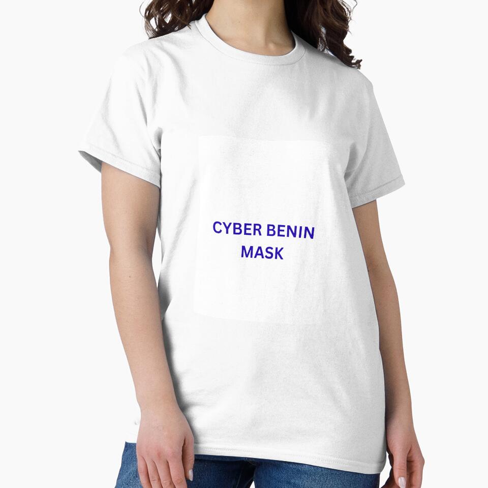 Neo-Nigeria Cyber Benin Mask Electric Blue by Naija Aura Studio