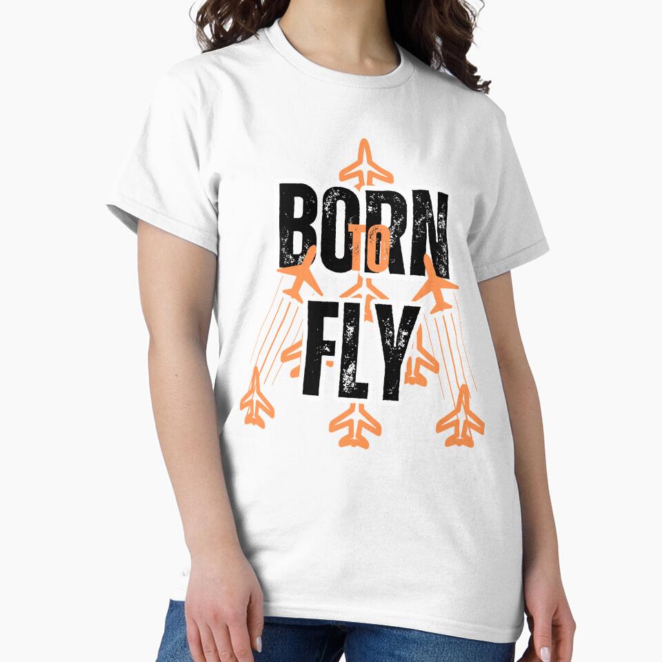 born to fly for Pilots, Flight Attendant and Enthusiasts by AviationArtists