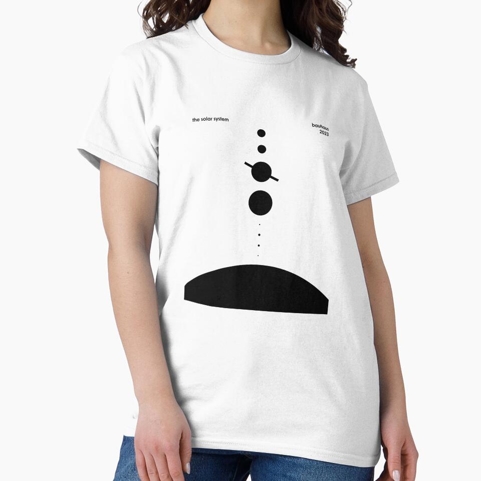 The Solar System Bauhaus Black by ahumbleconcept