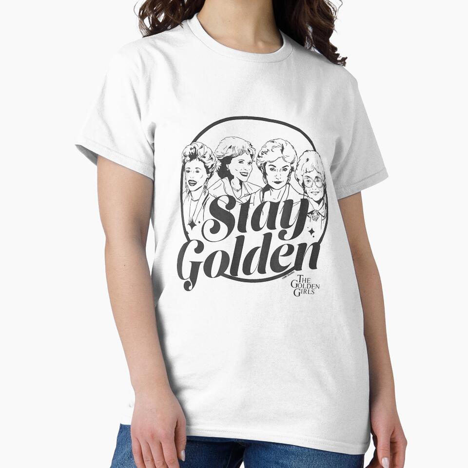 The Golden Girls Stay Golden Typography Layout by WolskiFrida