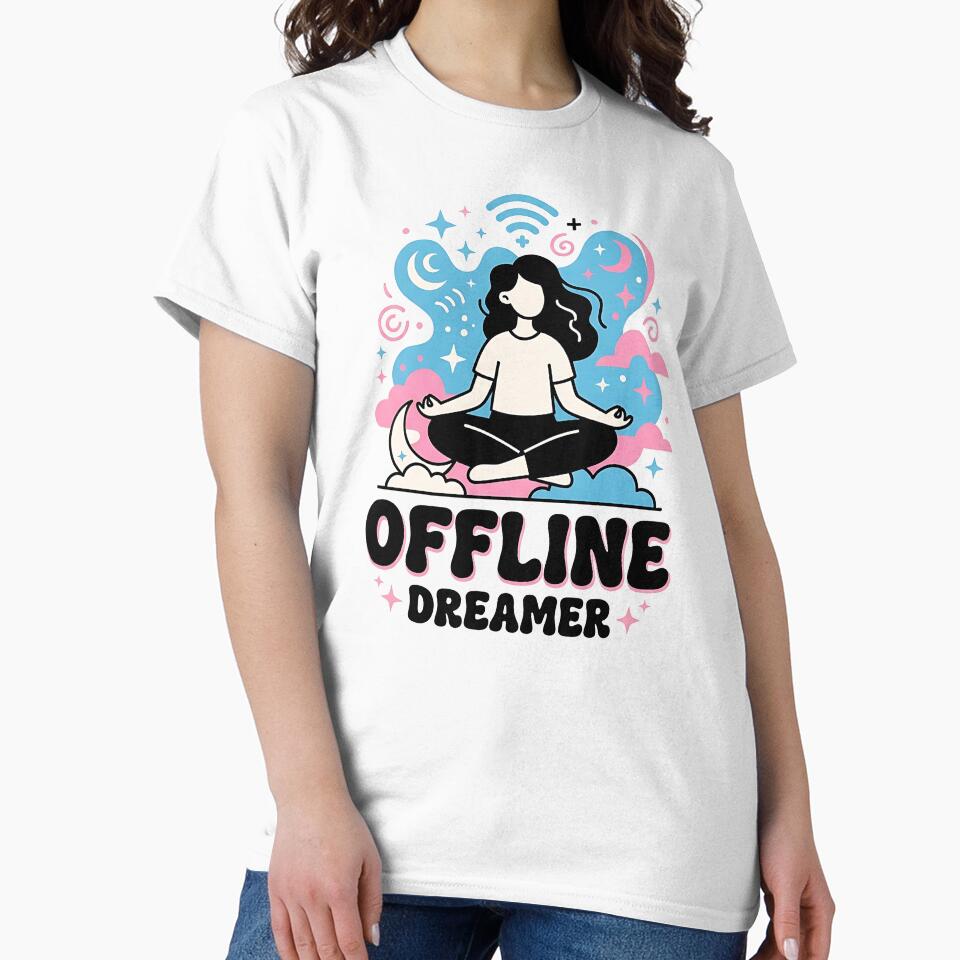 Offline Dreamer Meditation Aesthetic Girl by Zazz Lee