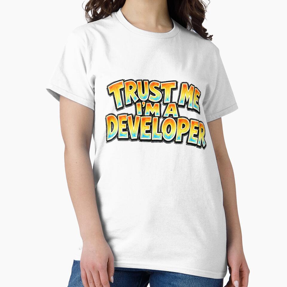 TRUST ME I’M A DEVELOPER – hand drawn childlike typography by Mac Sketches