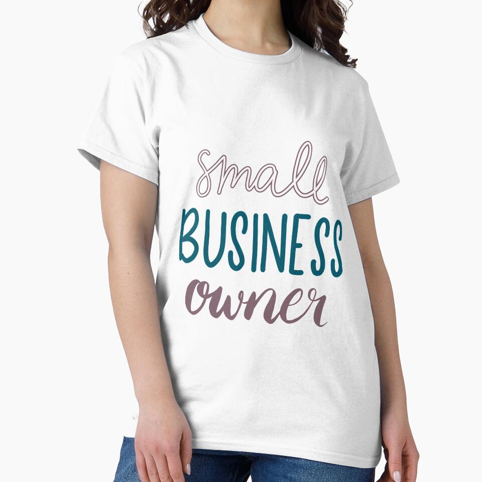 Small Business Owner Hand Lettered Design - Purple, Pink, and Blue by annedesignco