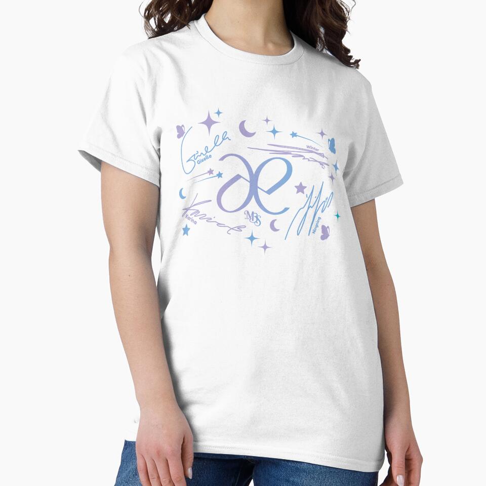 Design inspired by the autograph of the Aespa group by mbs-desing