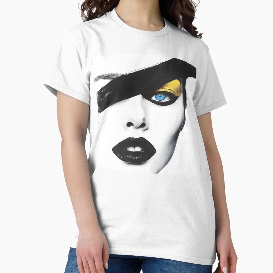 Minimalist abstract woman print by dcrc