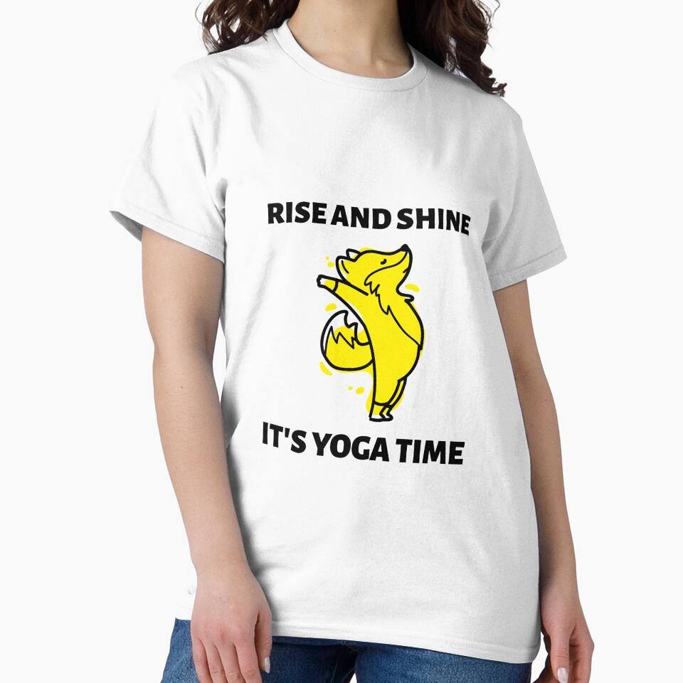 It's Yoga Time by RiseandShineTee