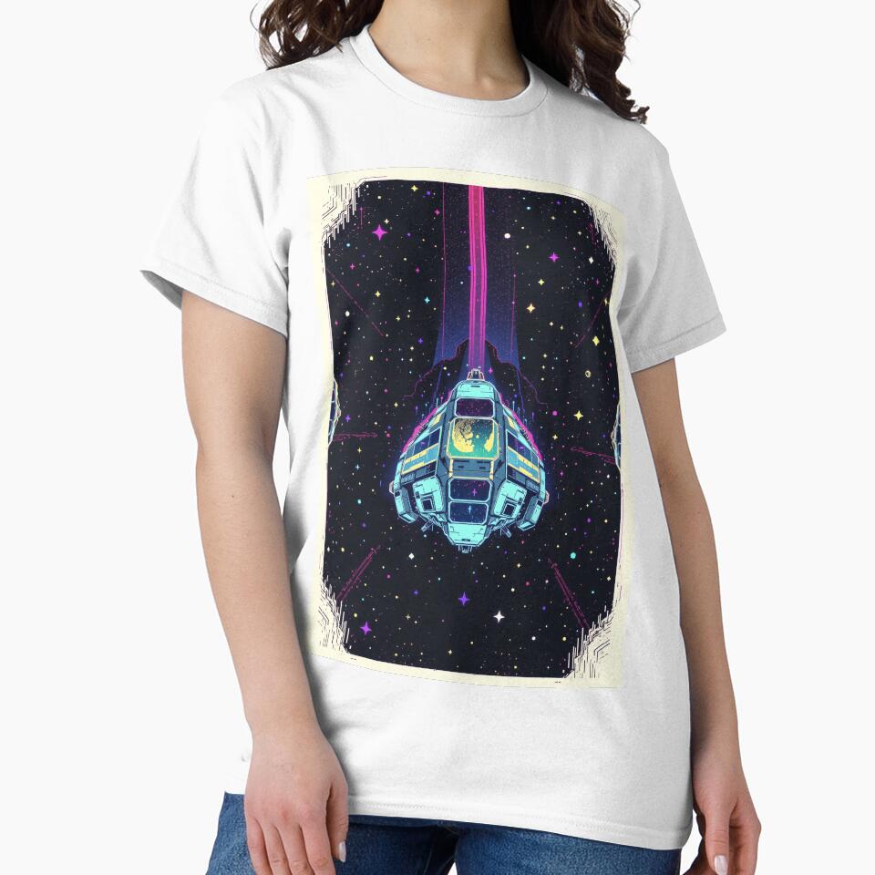 Retro Space Station - Pixel Sci-Fi Art by dosuki Store