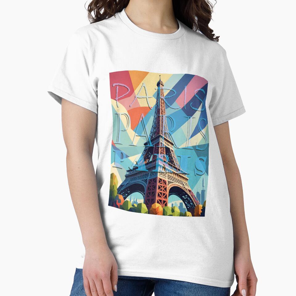 Eiffel Tower Paris Poster by DelynCreates