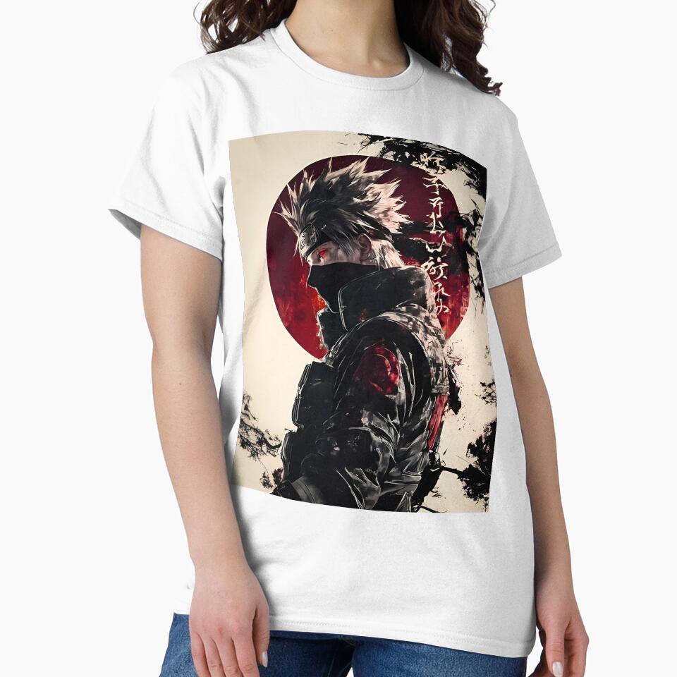 Kakashi Hatake Dark Shinobi Warrior Anime Japanese Art by Dyan4