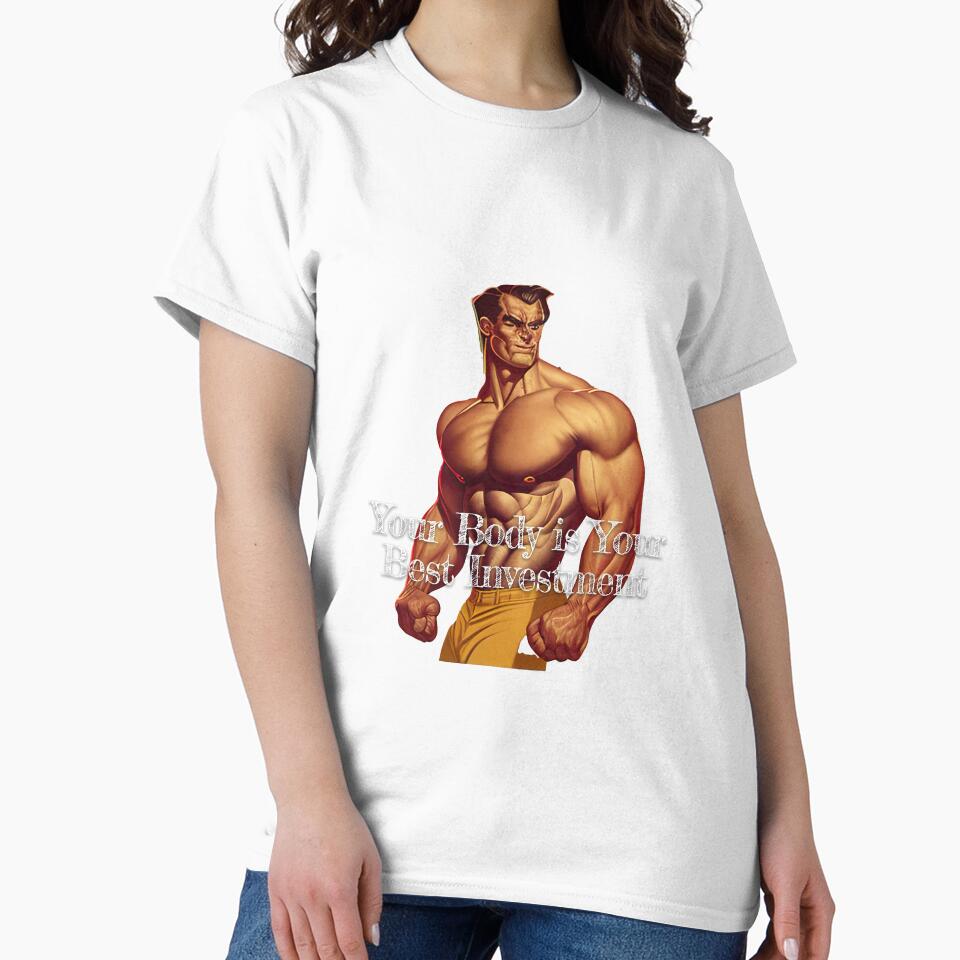 XYour Body is Your Best InvestmentDesignBodybuilding Fitness Gym Workout Exercise Merch Print Design by tengamerx