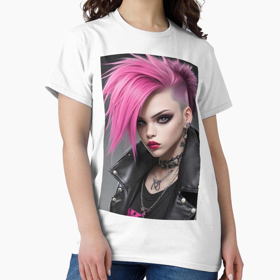 Punk Aesthetic Girl Graphic design by SoccaTamam