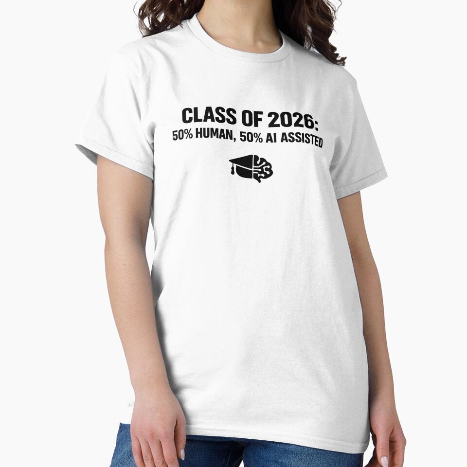 Funny Class of 2026 Graduation - AI Assisted Senior Gift by Aziz Concept