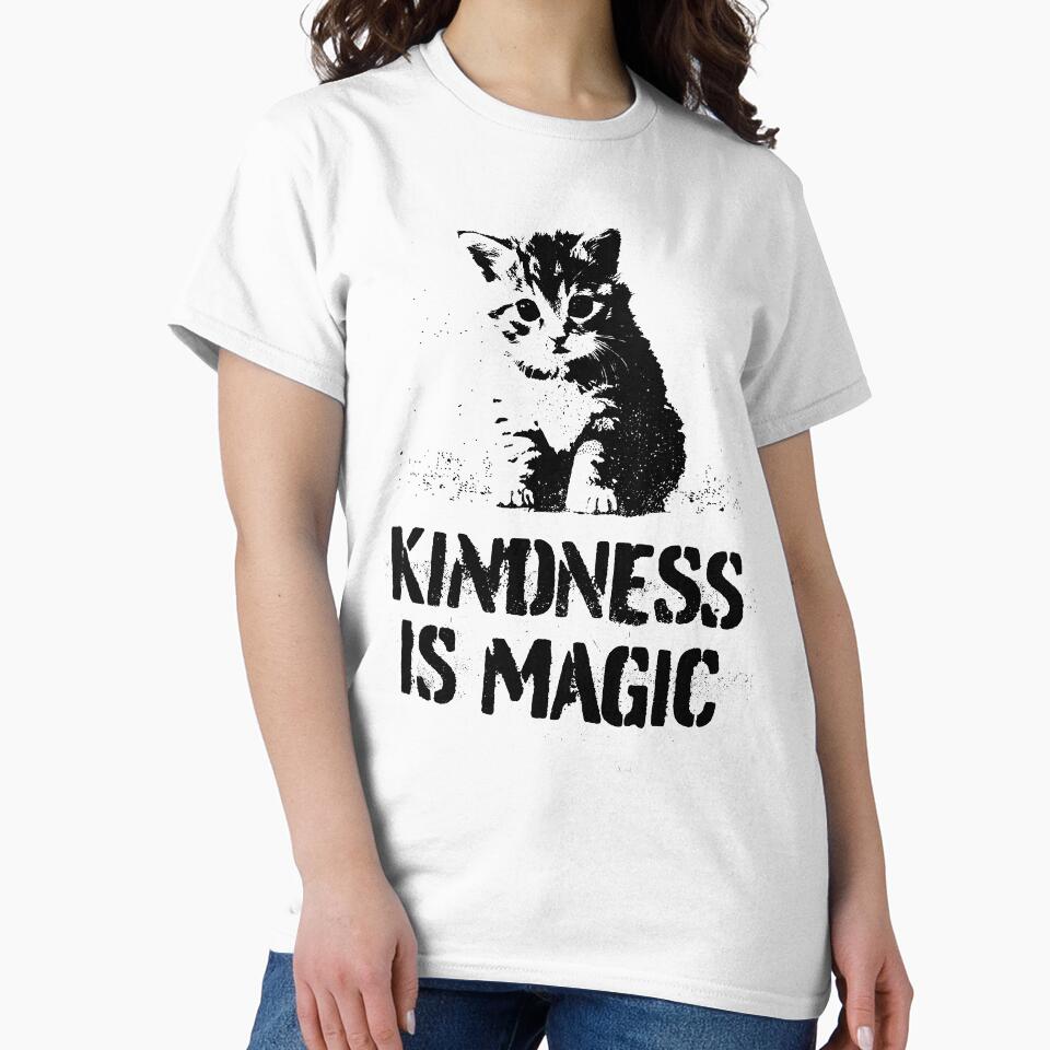 Cute Kindness is Magic Tabby Kitten Cat by blueveins