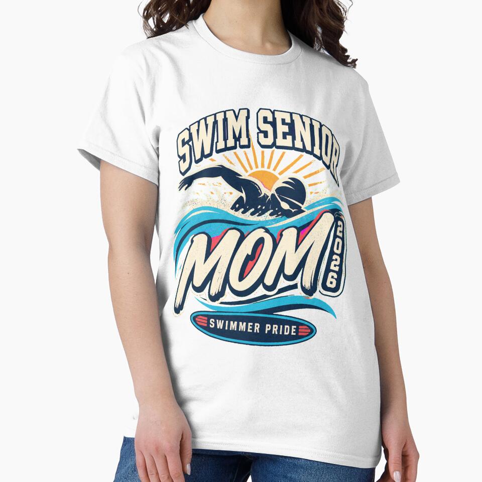 Swim Senior Mom 2026 Swimming Swimmer Mom 2026 by Kiwno-Q