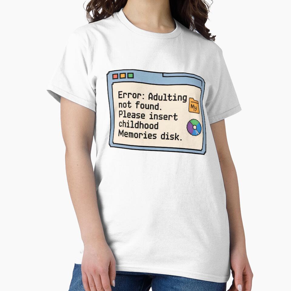 Error Adulting Not Found Pixel Art Design by SplashTastic