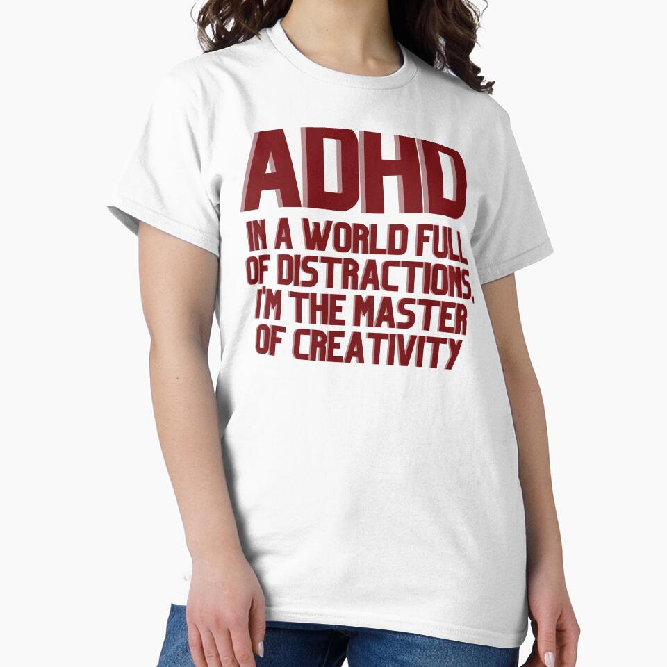 ADHD In a World Full of Distractions RED by ElectraW