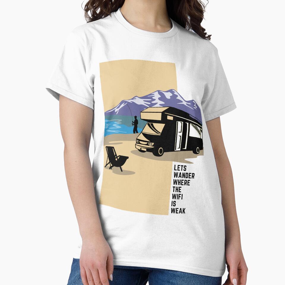 Camping on Wheels - T-shirts, Hoodies and Sweatshirts by TripsandPrints