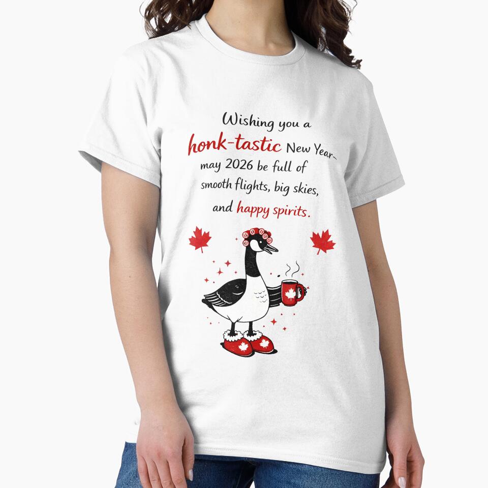 Canadian New Year Goose Honktastic by HowToCanadian