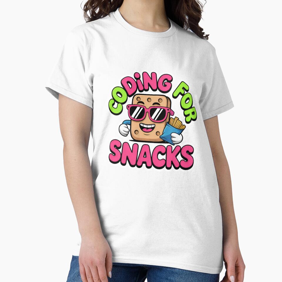 Coding For Snacks Funny Programmer Humor by SplashTastic