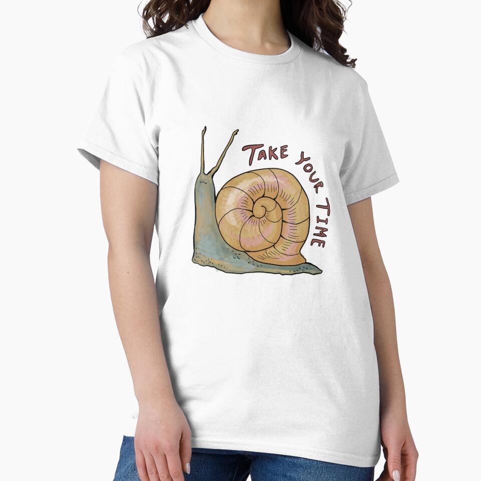 Take your time - Snail by Art by AddiJo