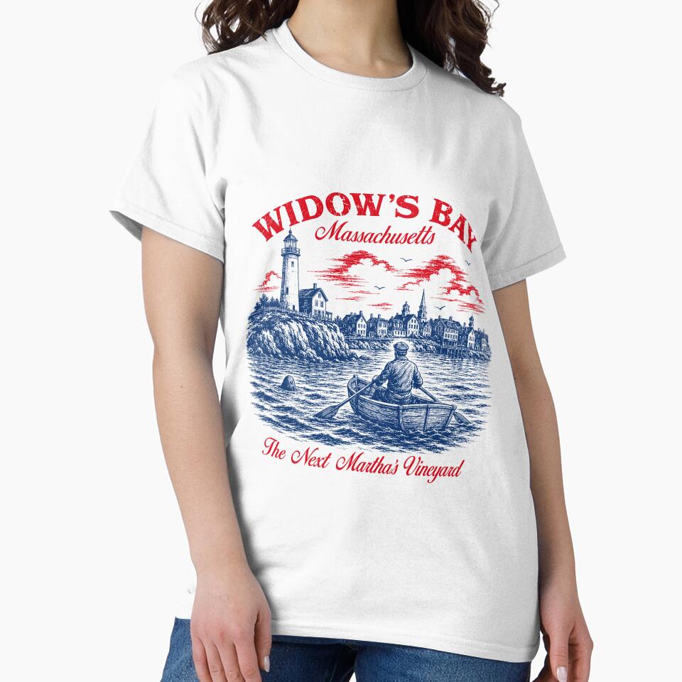 Widow's Bay Massachusetts Funny Retro TV Show by Landesign