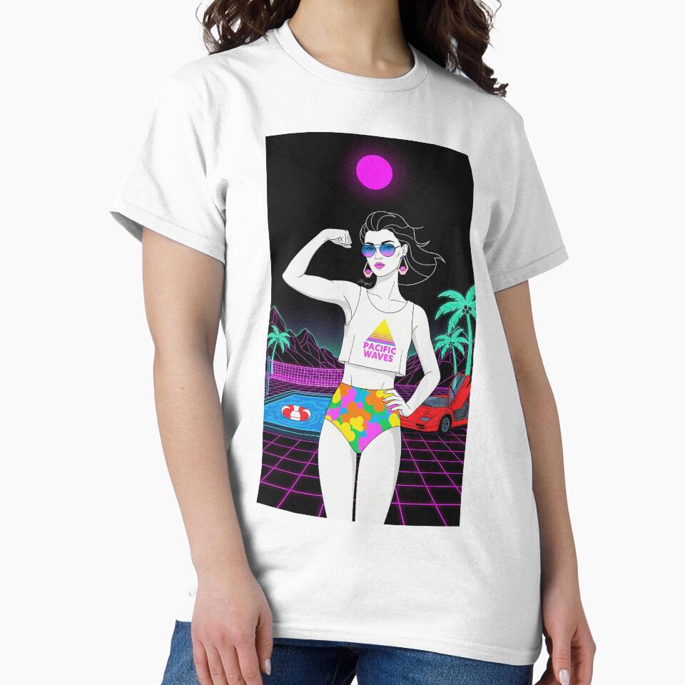 Pacific Waves – Synth Pool Power 80s Patrick Nagel by di-age7