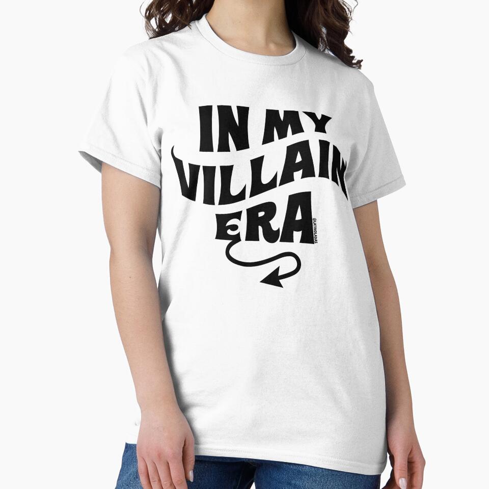 In My Villain Era / Black Sassy Devil Horns and Tail Bookworm Aesthetic for Spicy Bookish Kindle Lovers Tbr Ya Literature by Latinoladas