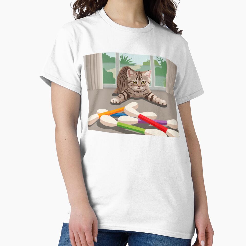 Naughty cat with cotton swabs by NorthNook