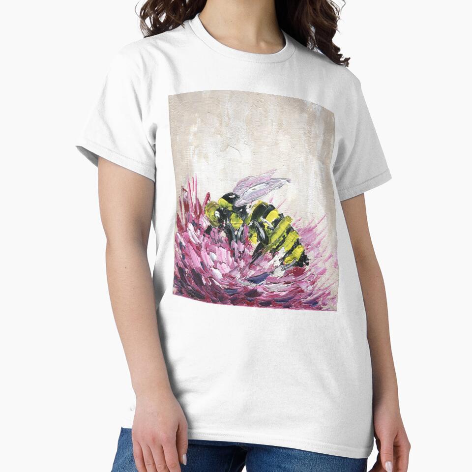 Bee oil painting. by tapilipa